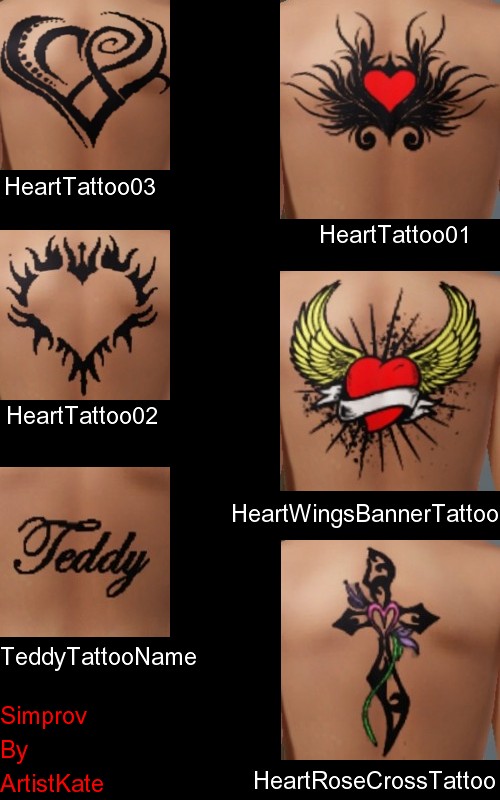 Heart Tattoo Pack.